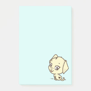 Cute Puppy Dog Illustratie Post-it® Notes