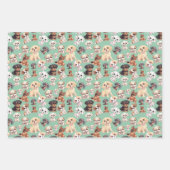 Cute Puppy Dog Inpakpapier Vel (Voorkant 2)