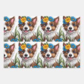 Cute Puppy Dog Inpakpapier Vel (Voorkant 2)