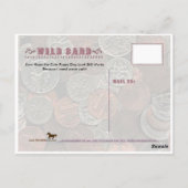 Cute Puppy Dog Kijk Briefkaart (Achterkant)