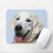 Cute Puppy Dog mam Gift Golden Retriever Muismat (Met muis)