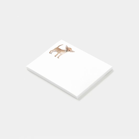 Cute Puppy Dog mama Funny Chihuahua Post-it® Notes (Schuin)