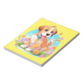 Cute Puppy Dog Notitieblok (Linkerzijde)