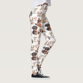 Cute Puppy Dog Patroon Leggings (Rechts)