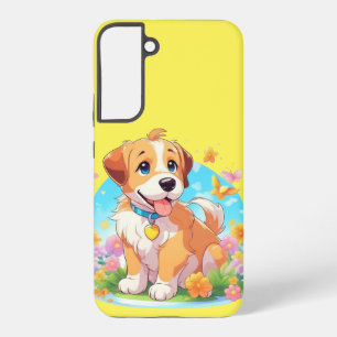 Cute Puppy Dog Samsung Galaxy Hoesje