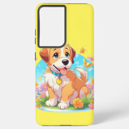 Cute Puppy Dog Samsung Galaxy Hoesje