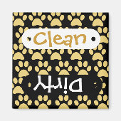 Cute Puppy Dog schildert Tan Black Magneet (Voorkant)