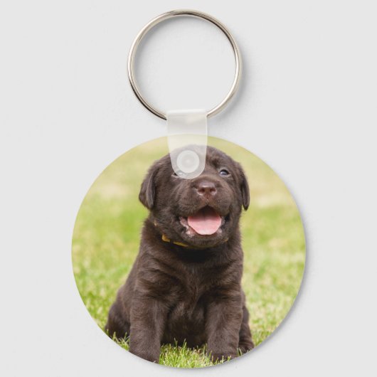 Cute puppy dog sleutelhanger (Voorkant)