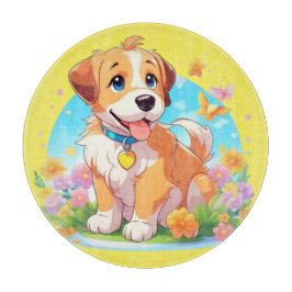 Cute Puppy Dog Snijplank