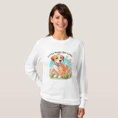 Cute Puppy Dog T-shirt (Voorkant volledig)