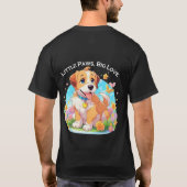 Cute Puppy Dog T-shirt (Achterkant)
