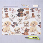 Cute Puppy Dog Tissuepapier (Craft)