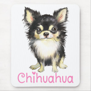 Cute Puppy Dog Waterverf Long Hazard Chihuahua Muismat