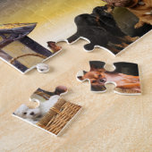 Cute Puppy Dogs Animal Canine Delight Legpuzzel (Zijkant)