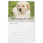 Cute Puppy Dogs Funny Inspirerend Advice 20XX Kalender (Feb 2026)