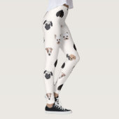 Cute Puppy Dogs Illustratie Leggings (Rechts)