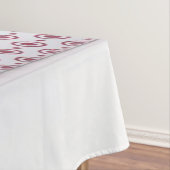 Cute Puppy English Bulldog | Vreemde kerst Tafelkleed (Voorbeeld)