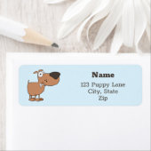 Cute Puppy Etiket (Insitu)