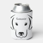 Cute Puppy Face Thunder_Cove Blikjeskoeler (Blikje Voorkant)