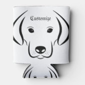 Cute Puppy Face Thunder_Cove Blikjeskoeler (Voorkant)