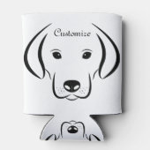 Cute Puppy Face Thunder_Cove Blikjeskoeler (Achterkant)