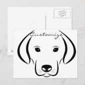 Cute Puppy FaceThunder_Cove Briefkaart (Voorkant / Achterkant)
