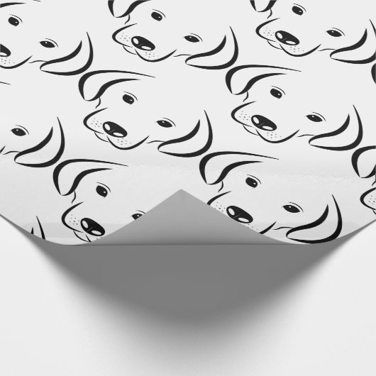 Cute Puppy FaceThunder_Cove Cadeaupapier (Hoek)