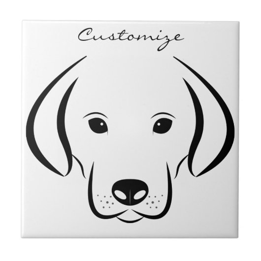 Cute Puppy FaceThunder_Cove Tegeltje (Voorkant)