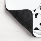 Cute Puppy Fire Dog Black White Cartoon Dalmatian Muismat (Hoek)