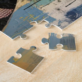 Cute Puppy Funny Dog Mixed Media Animal Pet Legpuzzel (Zijkant)