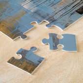 Cute Puppy Funny Dog Mixed Media Animal Pet Legpuzzel (Zijkant)