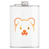 Cute Puppy Heupfles (Voorkant)