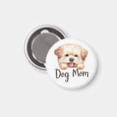 Cute Puppy Hond Moeder Ontwerp  Magneet (Voorkant / Achterkant)