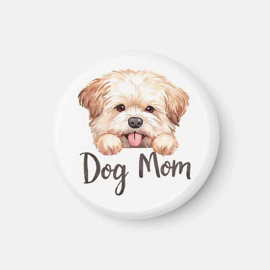 Cute Puppy Hond Moeder Ontwerp  Magneet (Voorkant)