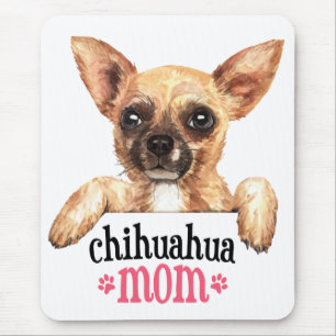 Cute Puppy Hond Moeder Waterverf Chihuahua Muismat