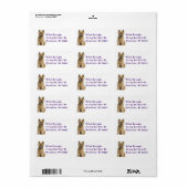 Cute Puppy Hondenliefhebber Cairn Terrier Etiket (Full Sheet)