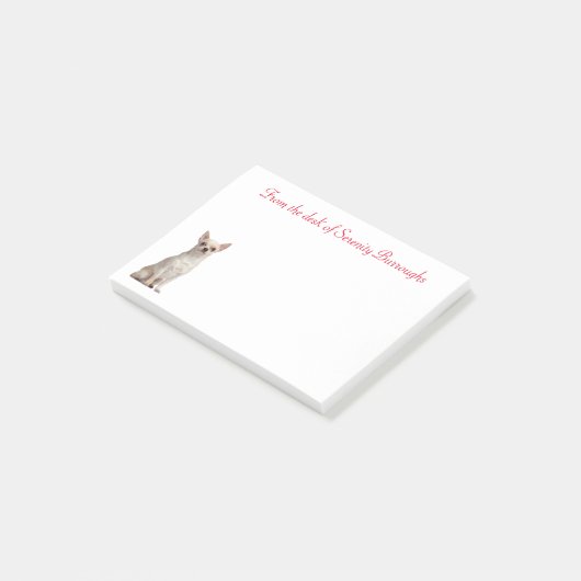 Cute Puppy Hondenliefhebber Chihuahua Post-it Note (Schuin)