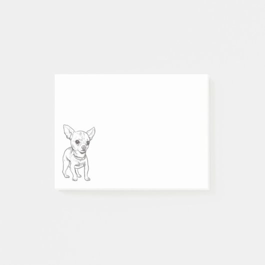 Cute Puppy Hondenliefhebber Chihuahua Post-it Note (Voorkant)