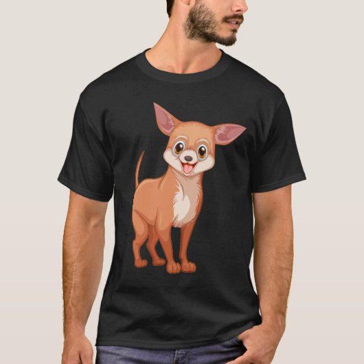 Cute Puppy Hondenliefhebber - Chiwawa - Chihuahua T-shirt (Voorkant)