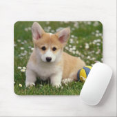 Cute Puppy Hondenliefhebber Gift Pembroke Welsh Co Muismat (Met muis)