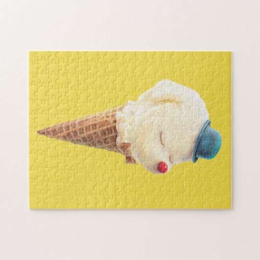 Cute Puppy Ice Cream Legpuzzel (Horizontaal)