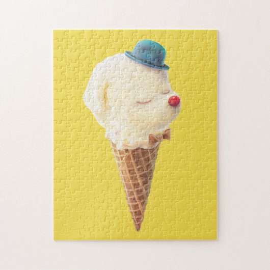 Cute Puppy Ice Cream Legpuzzel (Verticaal)