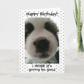 Cute Puppy ik zie je je geboortedag poka Dot Kaart (Voorkant)