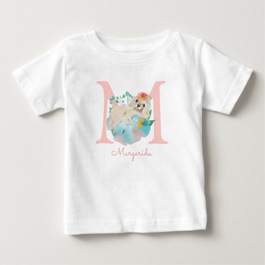Cute Puppy Illustratie Sweet Monogram (Voorkant)