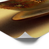 Cute Puppy in een Poster Teacup (Hoek)