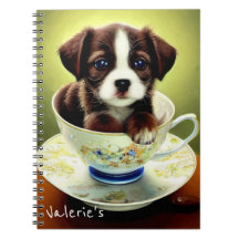 Cute Puppy in een Teacup