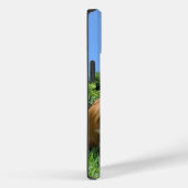 Cute Puppy in Tuin Foto Case-Mate iPhone Case (Achterkant / Rechts)