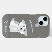 Cute Puppy in Wool Pet, speciaal gepersonaliseerd Case-Mate iPhone Case (Achterkant (horizontaal))