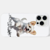 “Cute Puppy iPhone 15 Pro Max Hoesje – Aardige Hon (Achterkant (horizontaal))