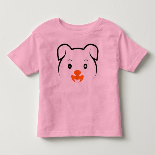 Cute Puppy Kinder Shirts (Voorkant)